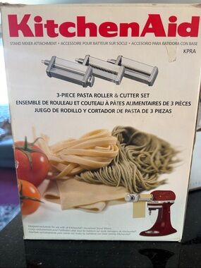 KitchenAid Pasta Roller & Cutter Set with Stainless Attachments